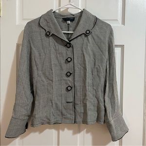 Houndstooth Button Up